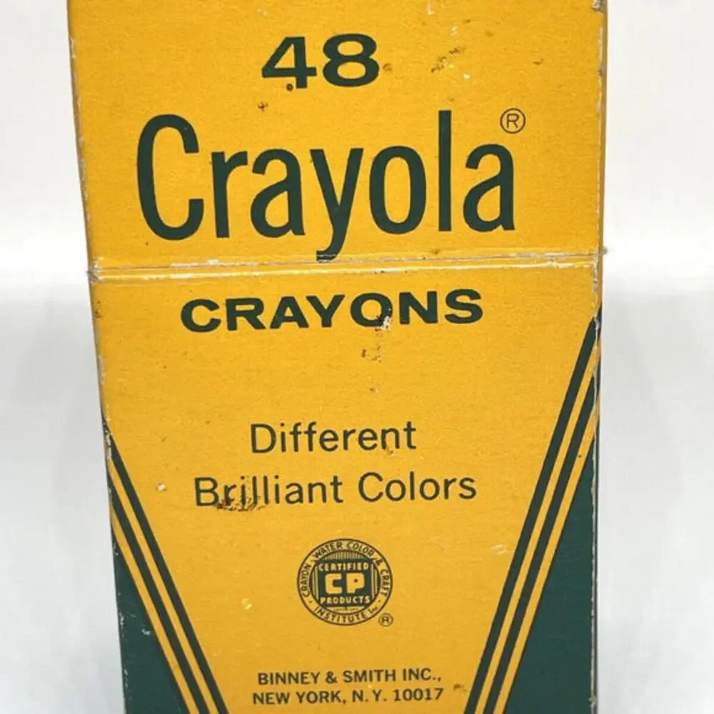 CRAYOLA Binny Smith RARE RETIRED Colors Crayons Finger Paint‎ LOT Vintage